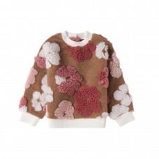 I DO μπλούζα φούτερ παιδική 4.F736-8901 ροζ